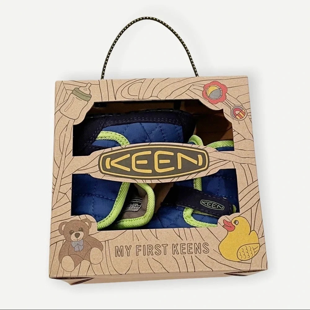Keen My First Keens Blue & Green Winter Boots